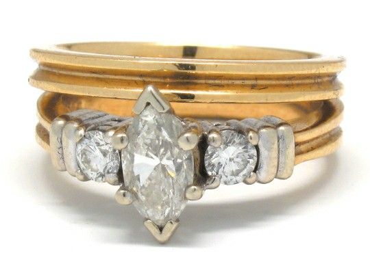 1CT Diamond14K Wedding Set