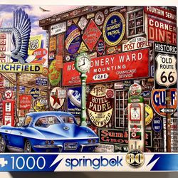 Springbok - 1000 Piece Puzzle - Along Route 66