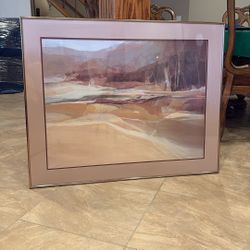 Signed Limited Edition Landscape Print ‘Sundown’ by Ivan Woolfeller – Large Professionally Framed