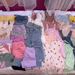 Carter’s Cat And Jack Summer Girl Bundle Clothes Sz 5T