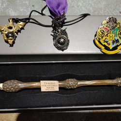 Harry Potter Wand And Pins
