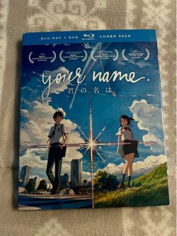 Your Name  Blu-Ray DVD Combo sealed (2016)
