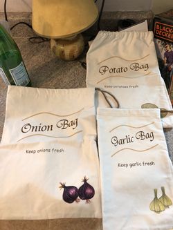 Onion, garlic, and potato bag - keep em’ fresh!