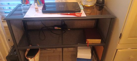 Book shelf top glass