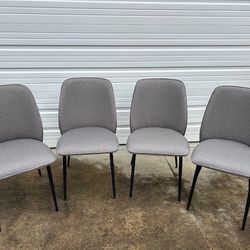 New, Firm, 4pk Candelaria Upholstered Dining Chairs - Project 62