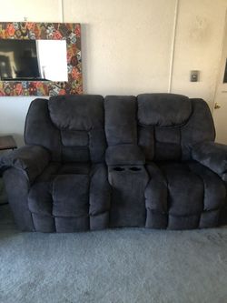 Still Tagged, Nearly New Ashley Furniture Sofa And Recliner