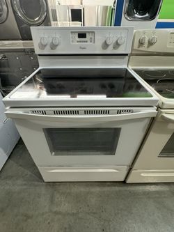 Whirlpool 30-in Glass Top 5 burners Freestanding Electric Range 3 MONTHS WARRANTY !!!!