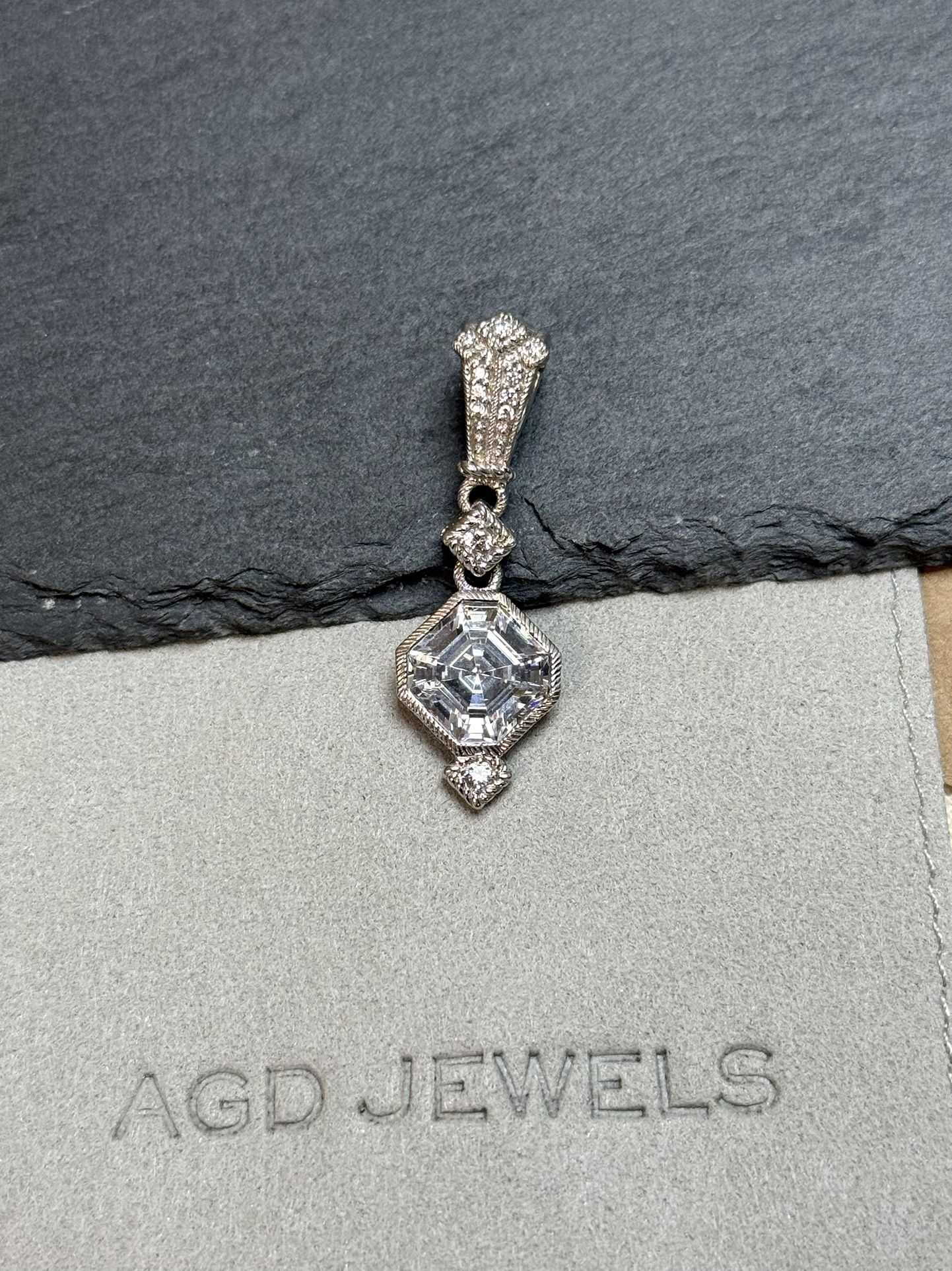 Judith Ripka Sterling Diamonique Enhancer Charm