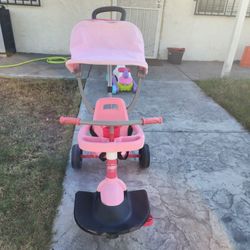 Pink Radio Flyer Stroll N Trike