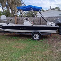 16 foot Aluminum Boat Center Console With Trailer 