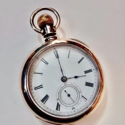 Vintage Watch. Very old Columbia wind up Pocket Watch. Great Shape Not Running. Rare 