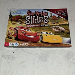 Disney Cars Surprise Slides Race Board Game In Excellent New Condition (Is Complete Nothing Missing)