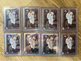 2025 Topps chrome Arron Judge refractor lot mix 8 total 1 refractor 2 sepia 🔥