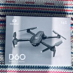 Brand new DEERC D60 Drones with Camera for Adults, Kids, FPV 1080P HD Video, Long Battery Life, Gravity Sensor, Foldable, Hobby RC Quadcopter DEERC D6