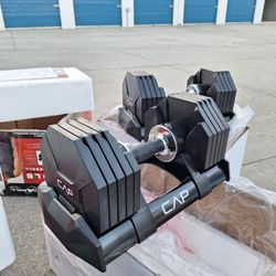 CAP Barbell Adjustable Dumbbell, 5lb-50lb