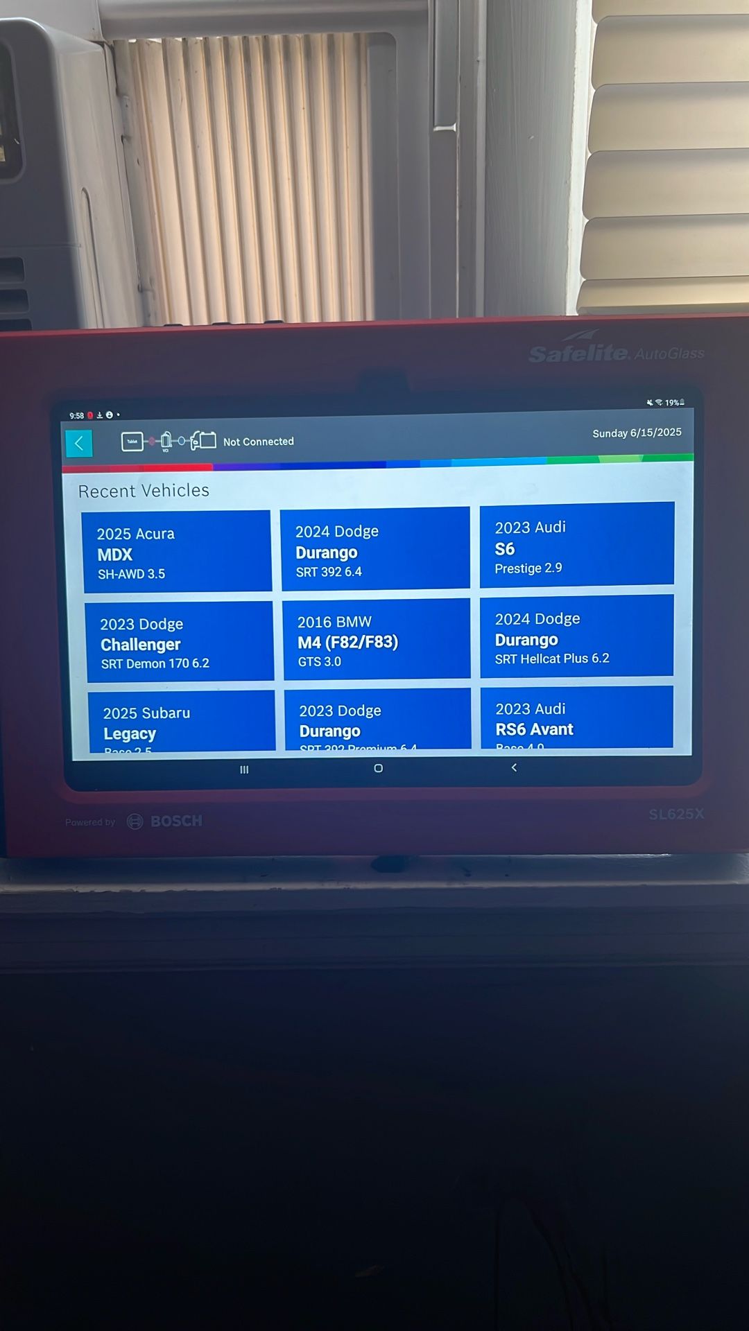 Bosch SL625x Diagnostic Scanner