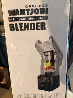 Wantjoin Commercial Blender with Sound Enclosure