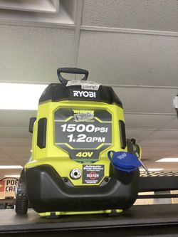 RYOBI 40V HP Brushless 1500 PSI Pressure Washer (KIT) $300