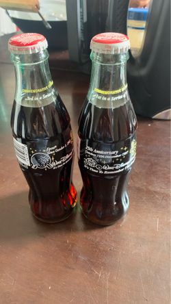 COCA COLA COKE Walt Disney World 25th Anniversary 1996 -1997 8oz BOTTLE Display