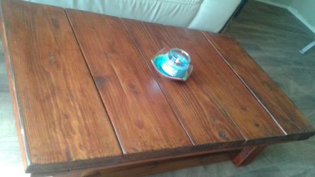 Handmade coffee table