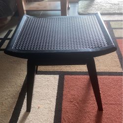Black Japanese Stool 19” X15” X19” Tall