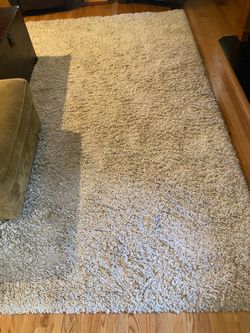 Beige Shag Area Rug 8’ x 10’