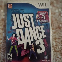 Just Dance 3 Nintendo Wii Game 