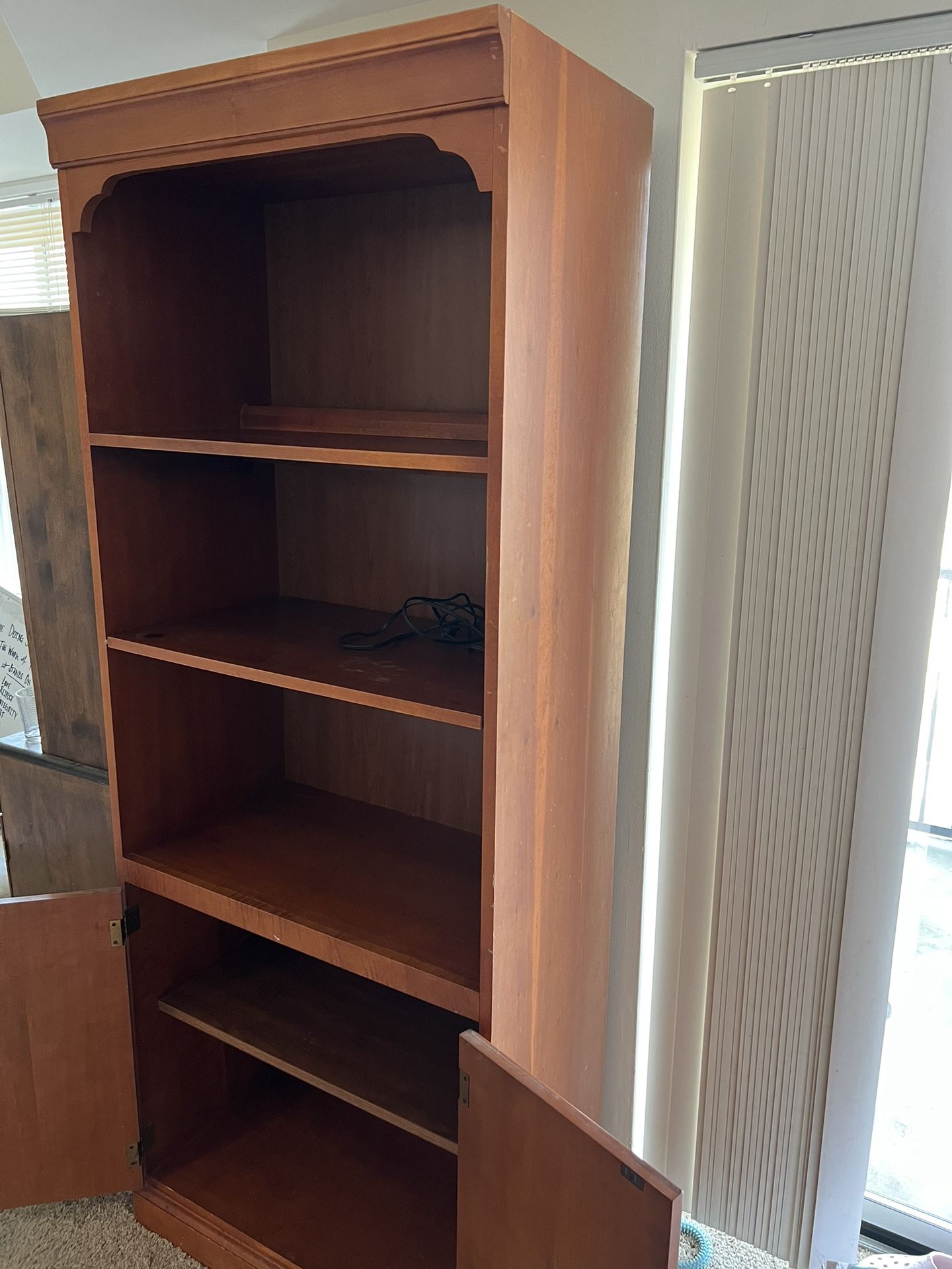 5 Shelf Wooden Cabinet