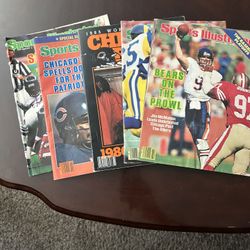 Vintage Chicago Bears Magazines