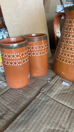Jarra con 4 vasos $60 y con 6 vasos $70.00
