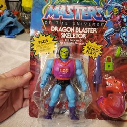 MASTERS OF THE UNIVERSE  DRGON BLASTER SKELETOR