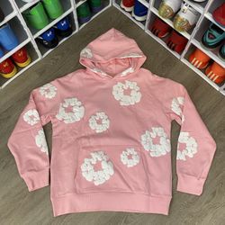 Denim Tears Hoodie Jacket Pink Size medium 