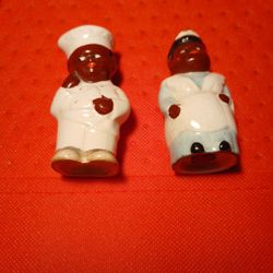 Vintage Chef Salt & Pepper Shakers