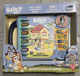 Vtech Blueys Book of Games Interactive Pretend-Play Book New Toddler Learning