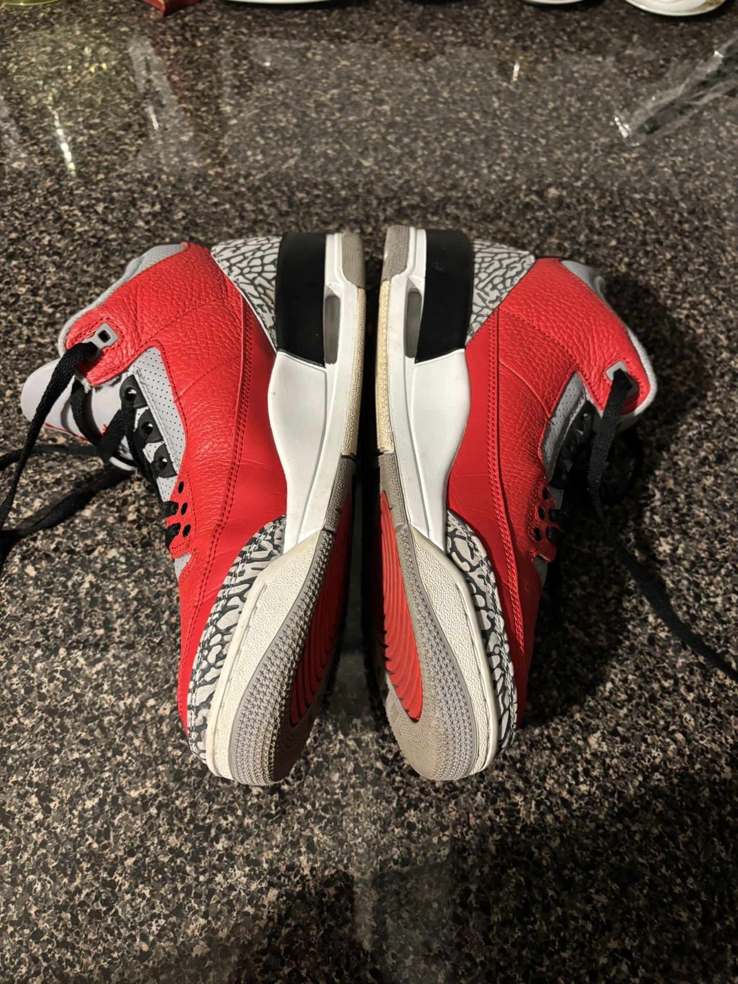 Jordan 3 Retro SE \'Unite\' Size 13 CK5692-600‎ Nike】Air Jordan 3 Retro SE Unite Fire Red【Red Cement  main image 3