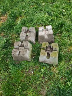 Free  4 Concrete Deck Blocks