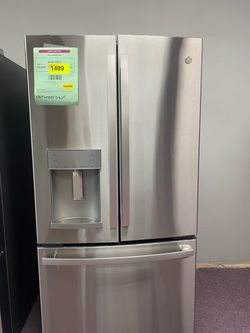 GE 22.1 cu. ft. French Door Refrigerator in Fingerprint Resistant Stainless Steel, Counter Depth and ENERGY STAR