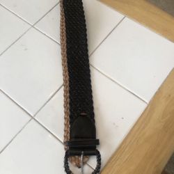 $1 Black Woven Women Belt