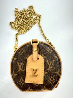 Louis Vuitton LV Monogram Boîte Chapeau Necklace Bag! (WMP020983)