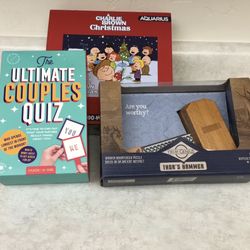 Unopened Games and Puzzle. (All Three For $10.00)