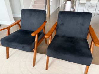 Black accent chairs