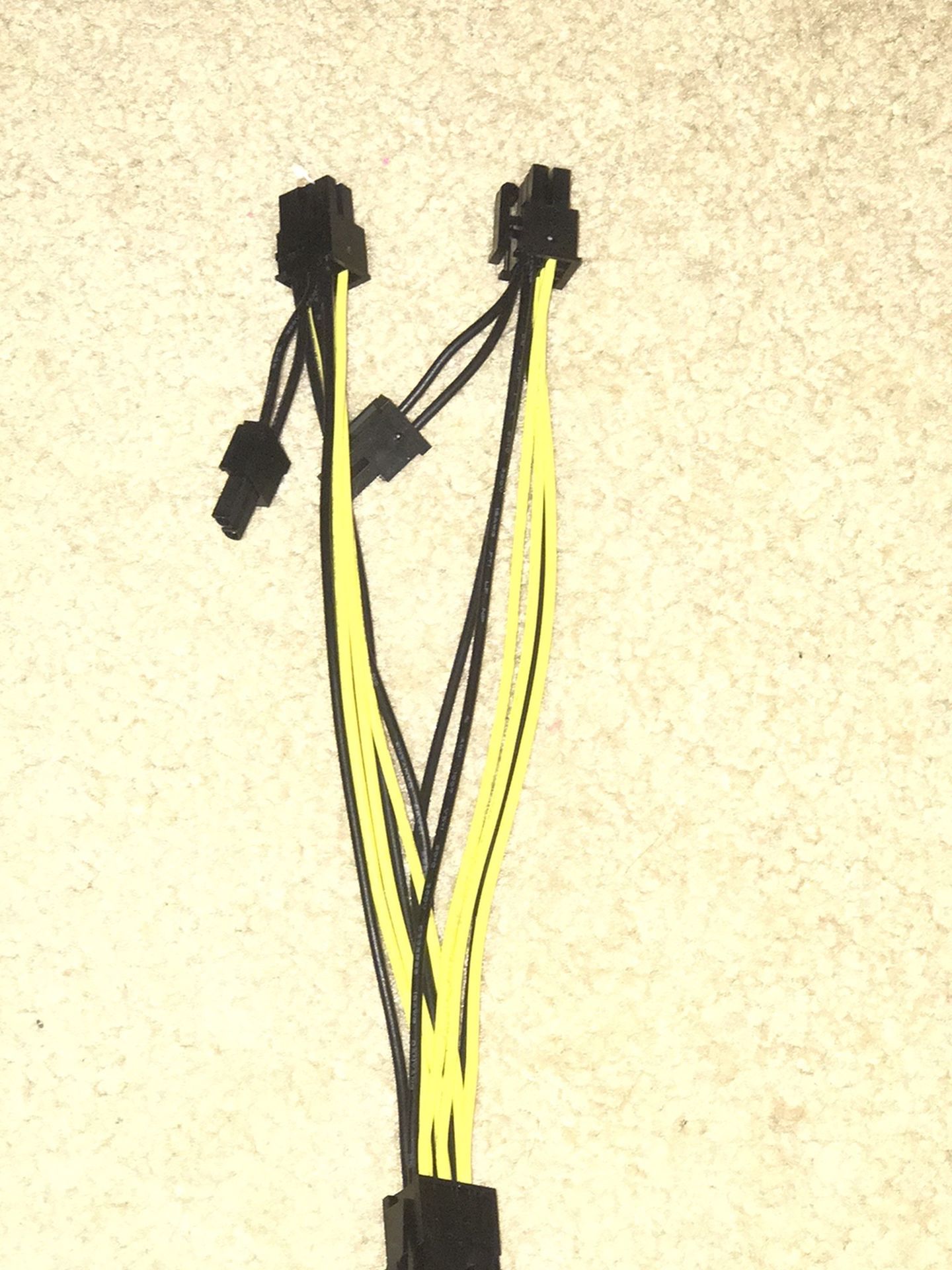 6pin To 8pin 6+2 Gpu power Adapter Pcie