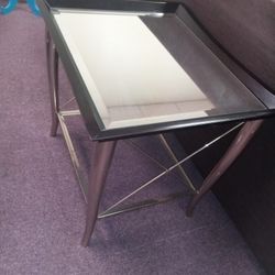 Mirrored Side Table
