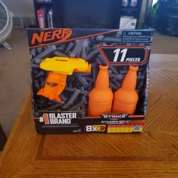 NERF Alpha Strike STINGER SD-1 Target Set (1 Blaster 8 Darts 2 Half-Targets) NEW