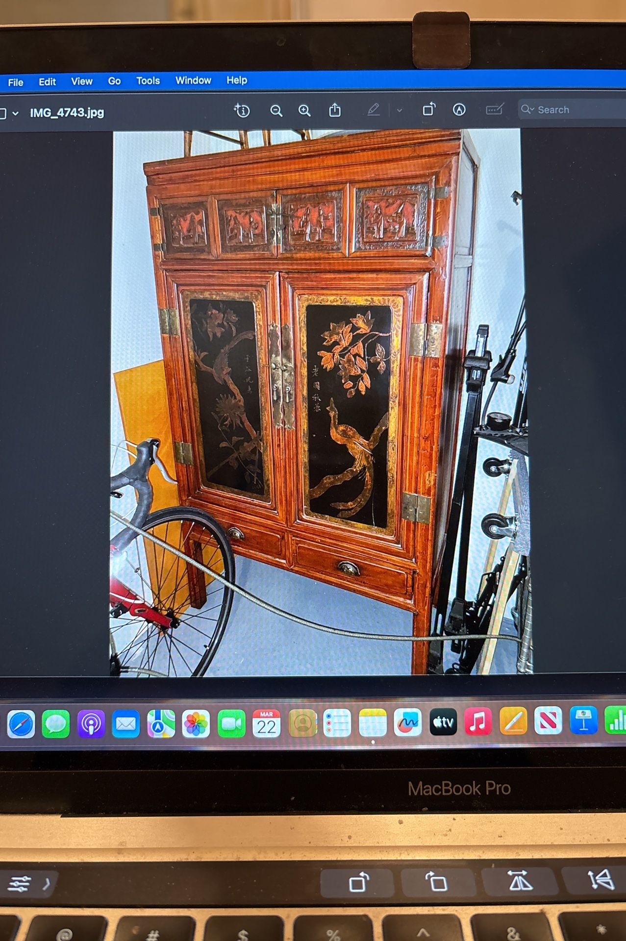 Antique Asian Armoire
