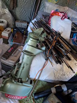 A huge fishing lot worth on the upscale of 10 grand to buy everything