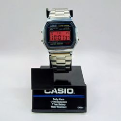 Casio A158WA Modded Screen Red