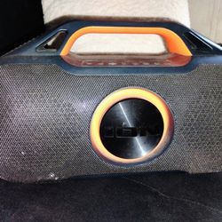 Ion Speaker Black And Orange 
