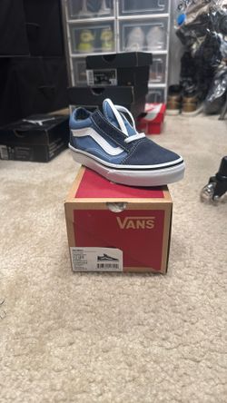 Boys Old Skool Vans Size 12.5