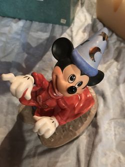 Walt Disney Classic Collection Porcelain Figurine Mickey Mouse Fantasia